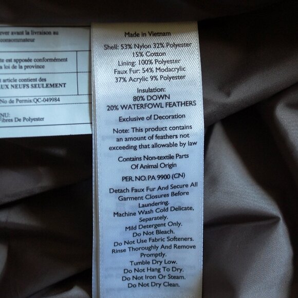 Eddie Bauer 650 Down Parka Coat Long Puffer Fur - Picture 6 of 7